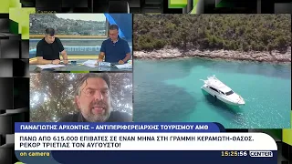 Πάνω από 615.000 επιβάτες σε έναν μήνα στη γραμμή Κεραμωτή - Θάσος. Ρεκόρ τριετίας τον Αύγουστο