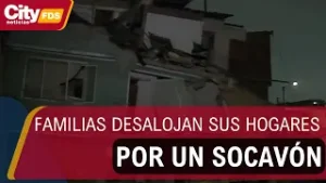 Kennedy en alerta: familias desalojan sus hogares por un gigantesco socavón | CityTv