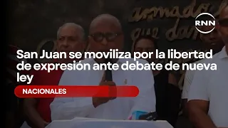 San Juan se moviliza por la libertad de expresión ante debate de nueva ley