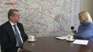 MASTER TV ŁUKÓW - Wywiad ze starostą łukowskim, Dariuszem Szustkiem