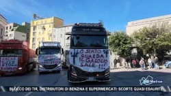Truck blockade, gas stations and supermarkets: supplies almost depleted