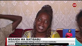 Jackline Njoki anahitaji milioni-1.5 kwa matibabu ya saratani ya uzazi