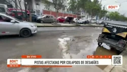 ROADS DAMAGED BY SEWAGE COLLAPSE