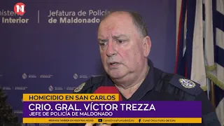 Chief of Police Víctor Trezza | Homicide in San Carlos