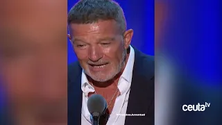 Antonio Banderas dedicates his award in Marbella to the people of Ceuta
