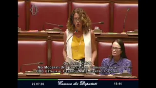 G8, Ilaria Cavo commemorates Primocanale's coverage at the Chamber of Deputies