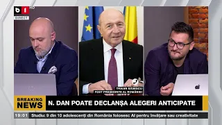 Traian Băsescu, despre căderea guvernului Mureșan și organizarea alegerilor anticipate_B1TV_30 sept.