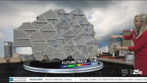 Mostly cloudy, hot but breezy at the polls