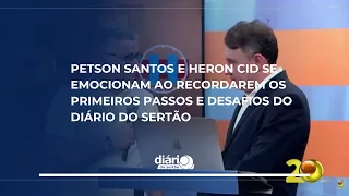 Petson Santos and Heron get emotional while recalling the first steps and challenges of Diário do...