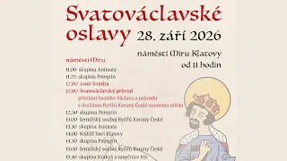 Pozvánka na Svatováclavské oslavy v Klatovech