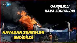 Rusiyada strateji obyektlər hədəfə alındı: Kiyevə zərbə endirildi, yanğın baş verdi