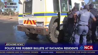 Police fire rubber bullets at Ratanda residents