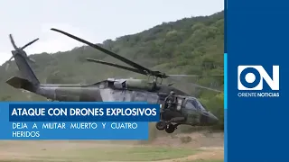 EXPLOSIVE DRONE ATTACK IN EL CARMEN, CATATUMBO