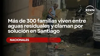 More than 300 families live surrounded by sewage and cry out for a solution in Santiago