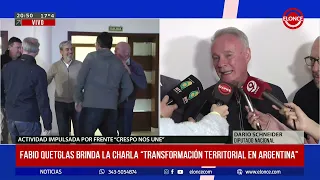 Fabio Quetglas brinda la charla "Transformación territorial en Argentina"