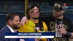 ¡MILWAUKEE CAMPEÓN! 🏆 William Contreras es MVP de la Serie Mundial 2026 – Teledeportes 29/10/26
