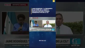 “Ella no es la dueña de la Corte”, Jaime Rodríguez sobre quitar poderes a la presidenta de la CSJ.