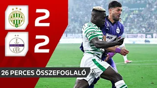 OTP Bank Liga: Ferencvárosi TC – Újpest FC 2–2 | 26 perces összefoglaló