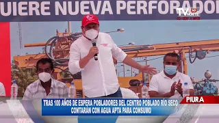 TRAS 100 AÑOS DE ESPERA POBLADORES DEL CENTRO POBLADO RÍO SECO CONTARÁN CON AGUA APTA PARA CONSUMO