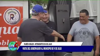 05 11 2025 RUBEN KOBLER   VISITA DEL GOBERNADOR AL MUNICIPO DE 9 DE JULIO