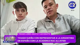Thiago Dreams of Representing Argentina in Spain - La Tele con Vos 07/30/2026