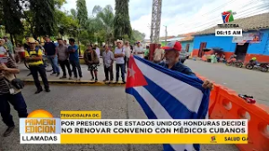 Por presiones de Estados Unidos, Honduras decide no renovar convenio con médicos cubanos