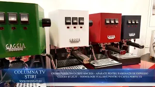 Crema Perfectă at BIFE-SIM 2026: Gaggia and Lelit, Italian espresso technology