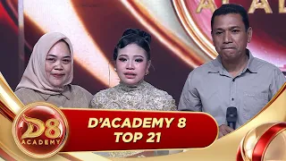 Banjir Air Mata! Melani Sedih Tak Kuasa Tahan Tangis Didepan Orang Tuanya! | DA8 Top 21