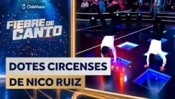 AN AMAZING STUNT! Nico Ruiz and Agustín Jr. surprised everyone with their skills - Fiebre de Canto