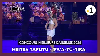 Heiva 2026 : Heitea Taputu, meilleure danseuse 'Fa'a-Tu-Tira