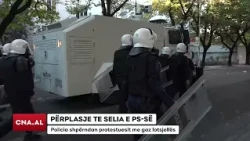 Përplasje te selia e PS-së, policia shpërndan protestuesit me gaz lotsjellës
