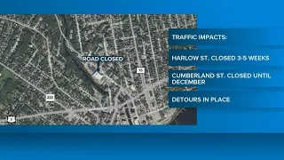 Road closures coming to Bangor and Portland