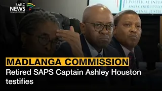 Madlanga Commission | Retired SAPS Captain Ashley Houston testifies