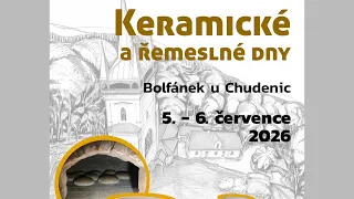 Pozvánka na Keramické a řemeslné dny na Bolfánku 2026