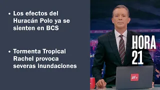 Hurricane Polo and Storm Rachel lash the Pacific | Hora 21 - September 28, 2026