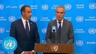 Security Council President & United States on Combating Terrorism - Joint Stakeout | United Nations