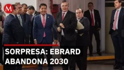 Marcelo Ebrard asks to be removed from the list of 2030 presidential hopefuls