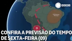 Check out the weather forecast for the entire country this Friday (09)