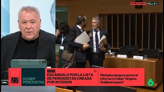 Ferreras, sobre la lista de periodistas de Interior: "Es impresentable"- Al Rojo Vivo