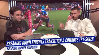 Plays of the Week: Breaking down the Knights at their best & Cowboys try-saver | #NRL Boom Rookies