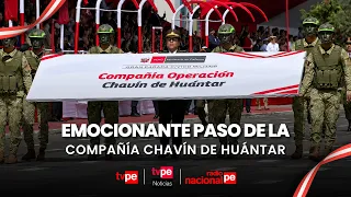 Thrilling! This was the march of the Operation Chavín de Huántar Company