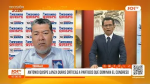 Elecciones 2026: Antonio Quispe, candidato a senador nacional por Fuerza Y Libertad