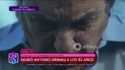 GRIEF OVER THE DEATH OF ANTONIO GRIMAU AT 82: the news was confirmed by actors