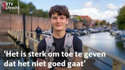 Tycho (16) wilde niet meer leven, nu rent hij voor lotgenoten | RTV Utrecht