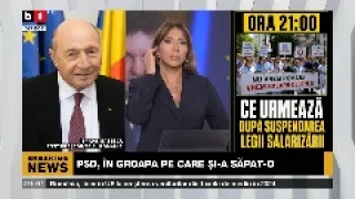 NEWS PASS. BĂSESCU: TOȚI sunt în afara CONSTITUȚIEI. N.DAN nu e OBLIGAT să facă ANTICIPATE. P1/3