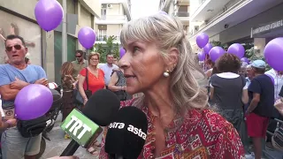 Βόλος: Περίπατος με μοβ μπαλόνια για την Παγκόσμια Ημέρα Αλτσχάιμερ