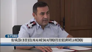 ISU VÂLCEA: 26 SCHOOLS LACK FIRE SAFETY PERMITS OR AUTHORIZATIONS