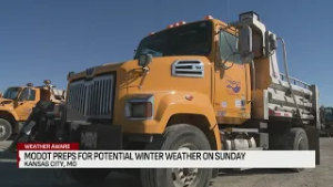 MoDOT prepares for Sunday sleet, rain mix