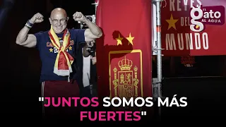 Luis de la Fuente celebrates the national team's victory and delivers a message of unity