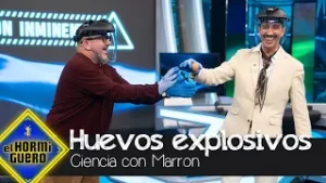 Marron sorprende con los huevos explosivos llenos de hidrógeno - El Hormiguero